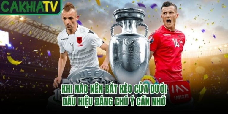 Khi Nào Nên Bắt Kèo Cửa Dưới Dấu Hiệu Đáng Chú Ý Cần Nhớ